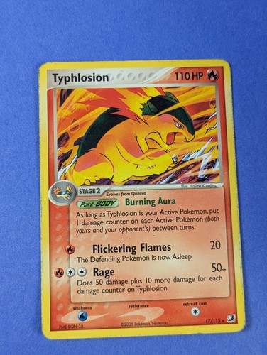 Typhlosion 115 rare ex - typhlosion,