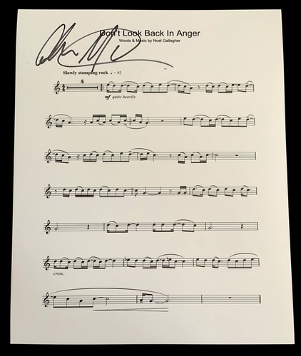 Signed oasis alan - oasis, dont