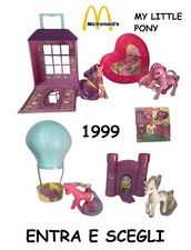 MY LITTLE PONY MCDONALD'S MC DONALD'S HAPPY MEAL 1999 ENTRA E SCEGLI MINI PONY
