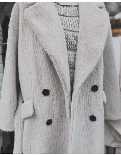 Cappotto pelliccia ecologica - cappotto,