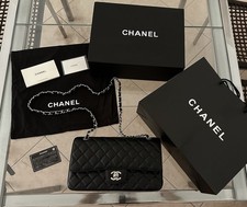 Chanel Borsa a Tracolla Vintage in Pelle Col. Nero Timeless/Classique