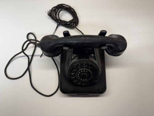 Telefono vintage antico - , nero