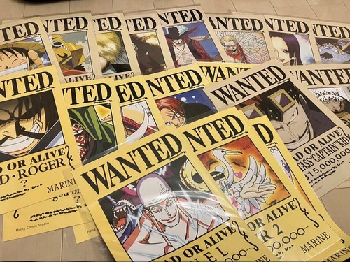 Poster one piece wanted set - poster, di