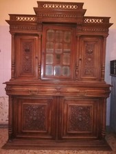 Vetrina cristalliera antica