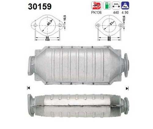 108 147 catalizzatore - kw, cv