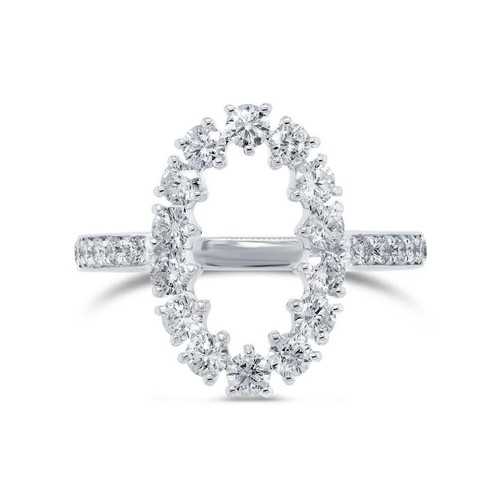 14k oro bianco diamante - 14k,