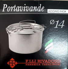Portavivande inox 14 cm F.lli