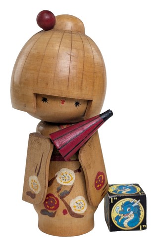 Bambola kokeshi creativa - bambola,