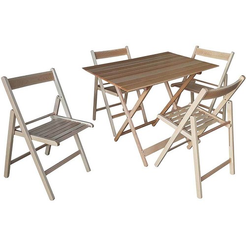 Tavolo 100x60 con sedie - ,