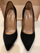 Scarpe decolletè ALBANO in camoscio nero - 37 - come nuove