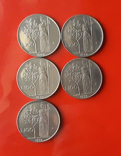100 lire 1969 - 100, 1969,