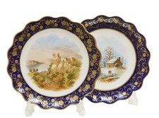 2 piatti antichi vittoriani