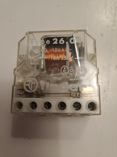 Finder tipo 12v ac - tipo, 26.04