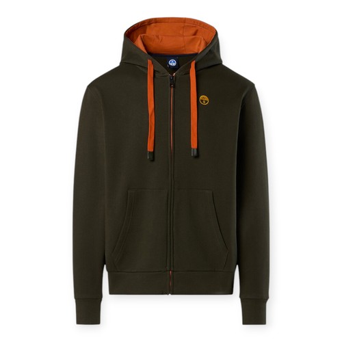 North sails felpa - uomo, hooded