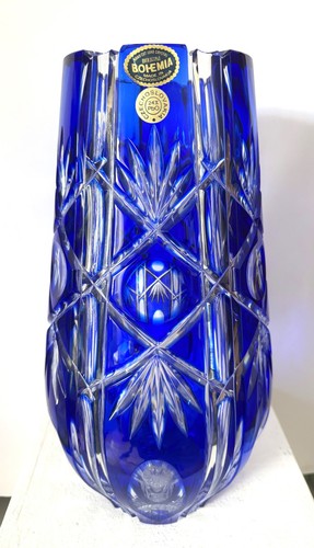 Vaso cristallo boemia - di,
