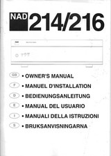 Manuale Di Istruzioni Per NAD