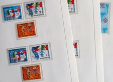 FILIPPINE 1968 OLIMPIADI, XF Perf + ImPerf MNH**, sport, francobolli, bandiere torcia