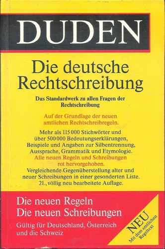 Duden die deutsche - -,