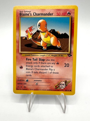 Carta pokemon blaine - carta, blaine's