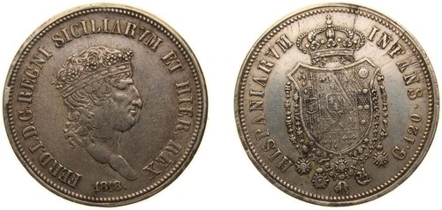 Italy 1818 120 - grana, silver