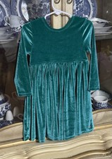 Abito in velluto verde