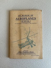 Album figurine vintage “Aeroplanes (Civil)” – John Player & Sons – 1935 Completo