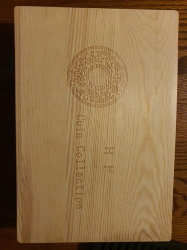 Raccoglitore monete legno - monete,