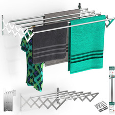 Stendibiancheria Da Parete 100 Cm, Stendino Da Parete, Stendino Da Muro, Stendin