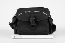 Borsa Reporter piccola nera logo