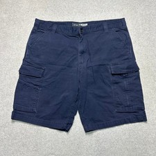 Carhartt Cargo Shorts Uomo 40 Blu Navy Robusto Flex Relaxed Fit Tela Lavoro