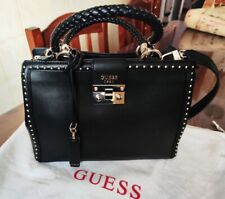 Borsa GUESS a mano e tracolla nero