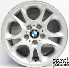 1 CERCHIO IN LEGA 8 X 17 " BMW X3 E83 ORIGINALE 3401199 USATO SILVER