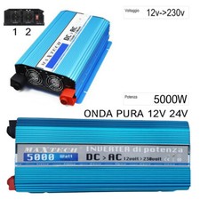 INVERTER PER FOTOVOLTAICO POTENZA 5000 WATT ONDA PURA 12V 230V AC-DC