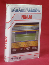 Videogioco MSX su cassetta Ninja Toshiba Hudson Soft 1984 - raro retro gaming