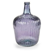 BOTTIGLIA DECORATIVA IN VETRO DA 10 LT IN COLORE PRUGNA