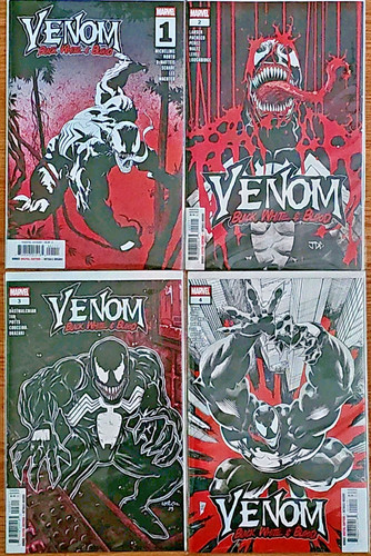 Venom black white - white, and
