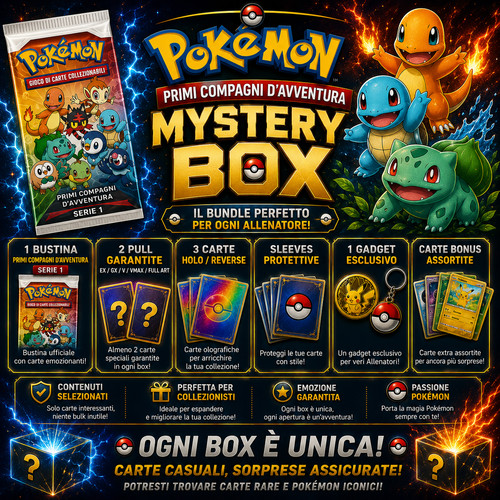 Pokémon mystery box primi - pokémon,