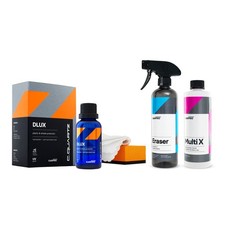 CARTEC Kit Rinnova Plastiche Interno/Esterno Auto DLUX Eraser MultiX 500ml + 30m