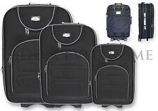 Set 3 Valigie Espandibile Piccola Media Grande 2 RUOTE Valigia in Tela Economico