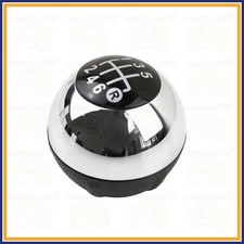 POMELLO LEVA CAMBIO PER FIAT 500 07 IMPUGNATURA 6 MARCE MANOPOLA CROMATO NERO