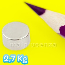 5 magneti super potenti DISCO 9x5 mm magnete calamita NEODIMIO 2,7 Kg calamite