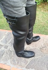 stivali alti uomo stile biker