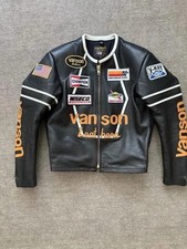 Giacca pelle moto uomo Title