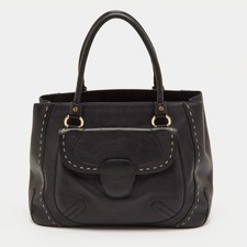 Borsa Escada in pelle nera con