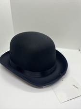 cappello nero bombetta Carnevale festa Clown party travestimento