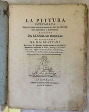 LA PITTURA COMPARATA NELLE OPERE PRINCIPALI GIUSEPPE ANTONIO GUATTANI MORELLI