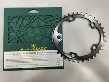 Catena AbsoluteBlack serie argento ovale strada linea invernale BCD110x5 - 7900/6750