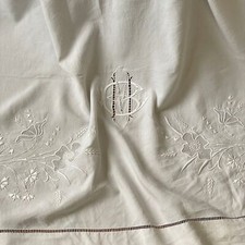 75 X 77 STUPENDO Lenzuolo di