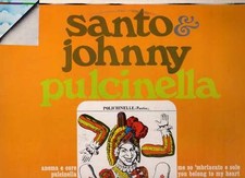 SANTO & JOHNNY disco LP 33 MADE in ITALY  Pulcinella  STAMPA ITALIANA  Orizzonte