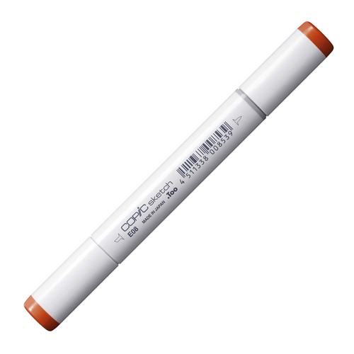 E08 copic sketch marrone - e08,